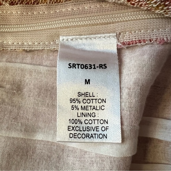 2/$30 THML boho fringe striped tulum shorts. SZ M - Picture 14 of 16